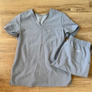 FIGS Gray Scrubs Set
